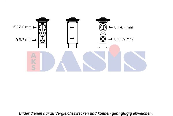 AKS DASIS Ekspansiooniklapp,kliimaseade 840153N